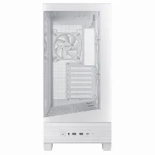 Gabinete Asus A31 Plus Tg Argb White Midi Tower, Psu No, Vent. 1x 120 Mm, Blanco
